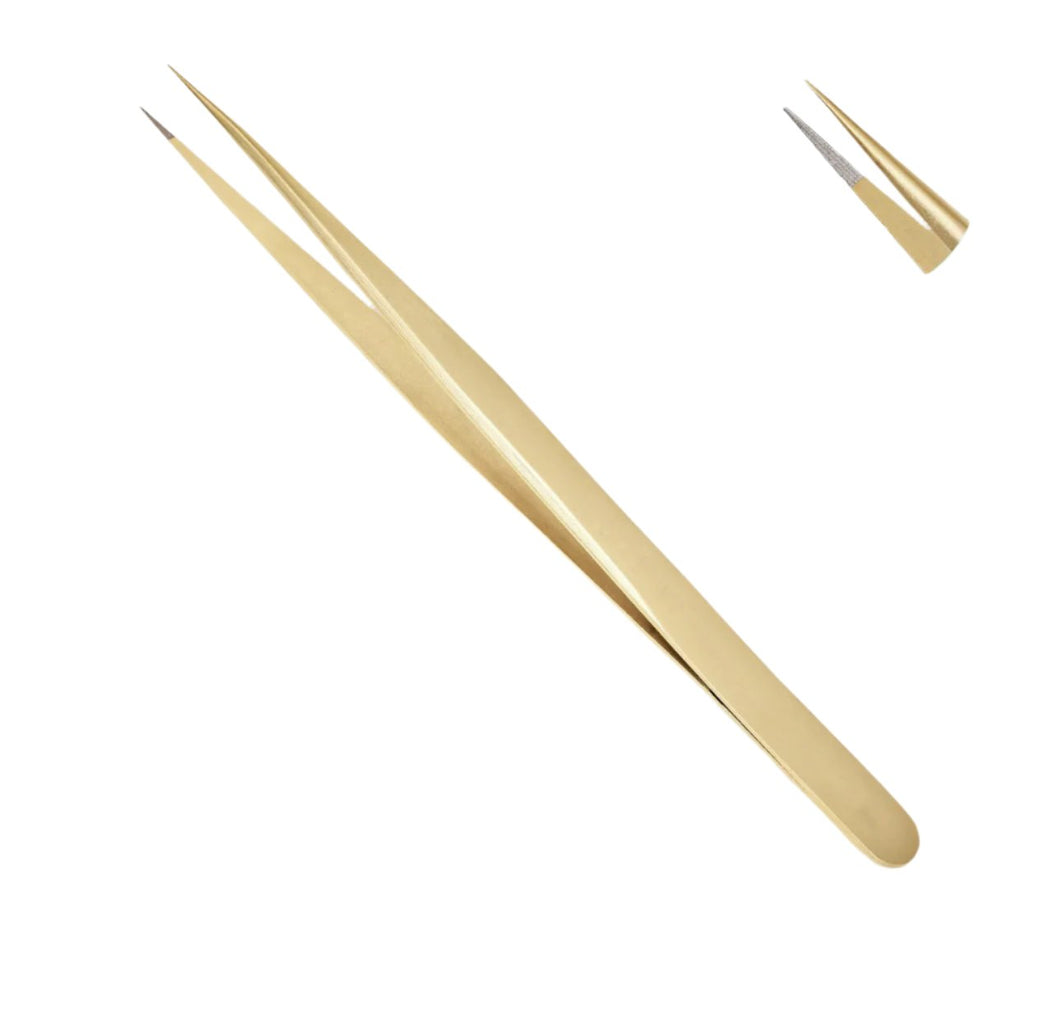 Gold Classic Straight Tweezer