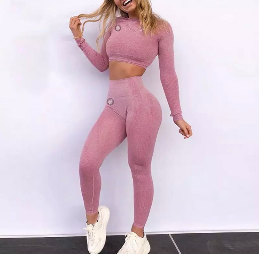 Active Long Sleeve Crop Top